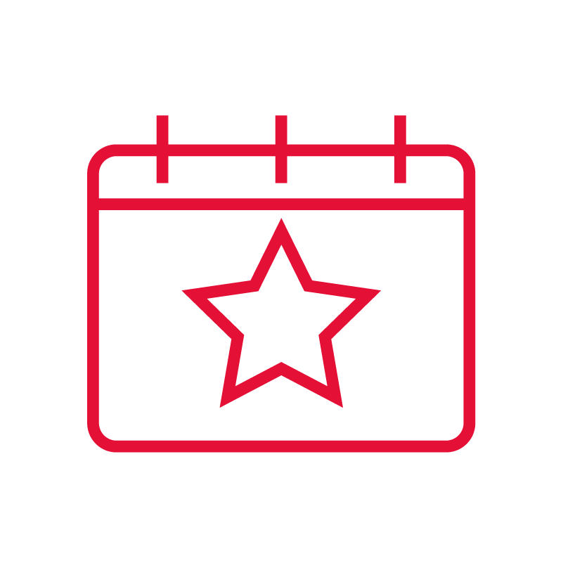 icon kalender stern